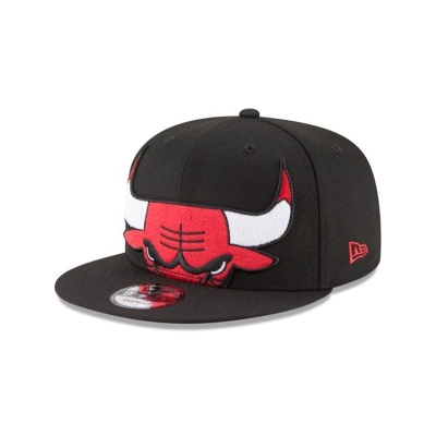 Chicago Bulls Gorra | New Era NBA Y2k Big Under 9fifty Snapback Cap Mexico - Negros